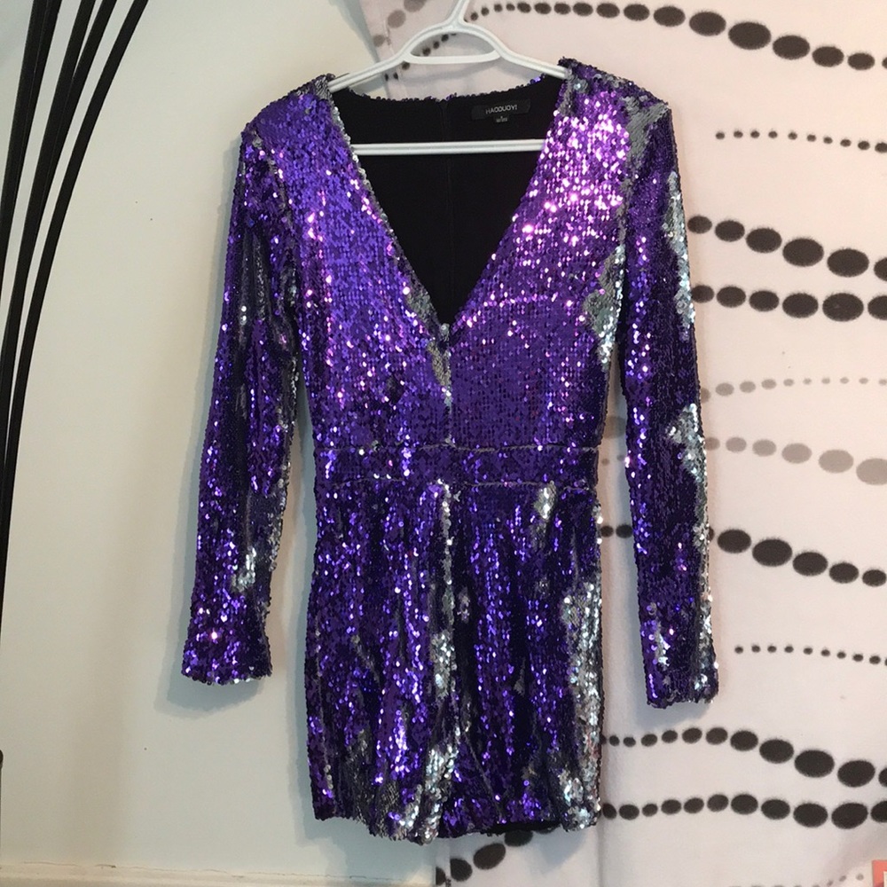 High Fashion Romper w fishscale details
